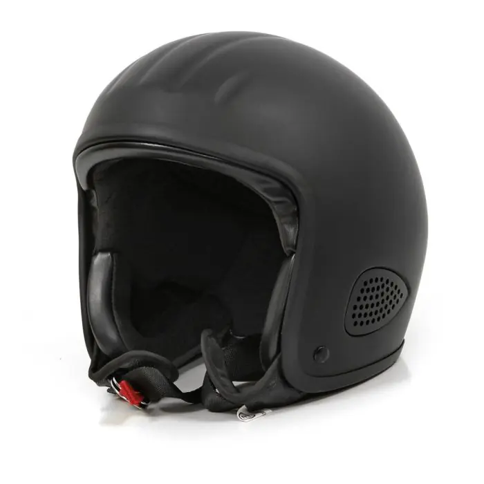 Bores Gensler KULT Motorrad Jethelm ECE 22.05 Schwarz Matt - 2XS bis 3XL Top-Seller