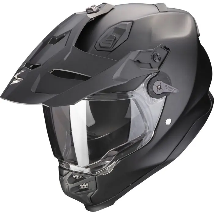 Knallerangebot SCORPION Motocrosshelm ADF-9000 AIR SOLID Matt pearl Schwarz ECE 22.06