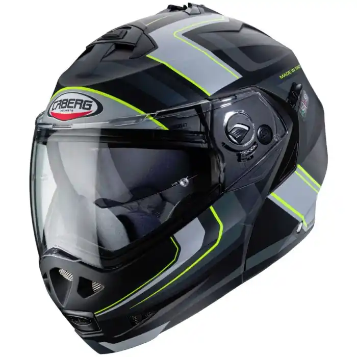 Caberg Helm Duke II Tour matt-schwarz/anthrazit-fluo-gelb Größe S Begrenztes Angebot