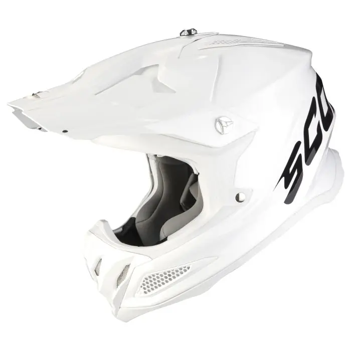 SCORPION Motocrosshelm VX-22 AIR SOLID Weiss ECE 22.06 Bestpreis