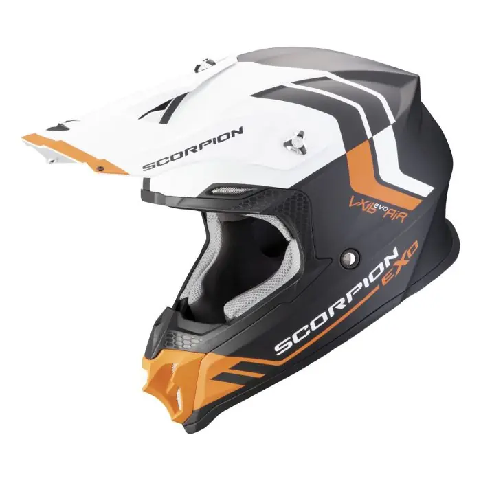 SCORPION Motocrosshelm VX-16 EVO AIR FUSION Mattschwarz Orange ECE 22.06 Online Kaufen