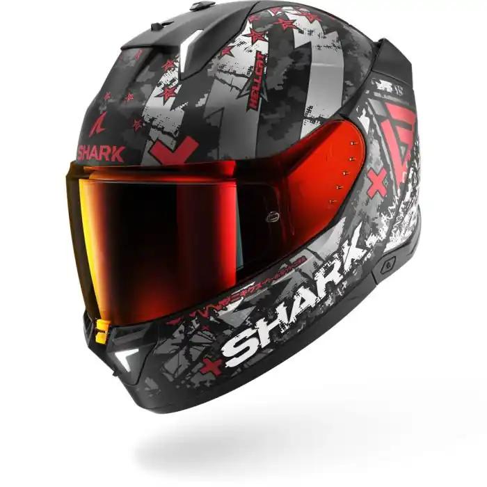 Preis Gesenkt SHARK Integralhelm SKWAL i3 HELLCAT Mat ECE 22.06 Gr. XS-2XL Black Chrom Red