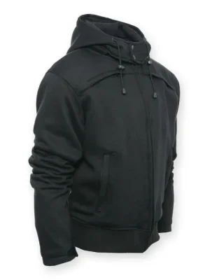 Bores Motorradjacke Safety 4 Motorradhoodie abnehmbare Kapuze Bortexx - S bis 6XL Neu