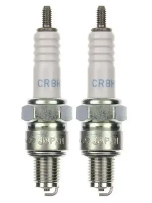 2x Zündkerze NGK CR8HS für Motorrad Quad Highlight