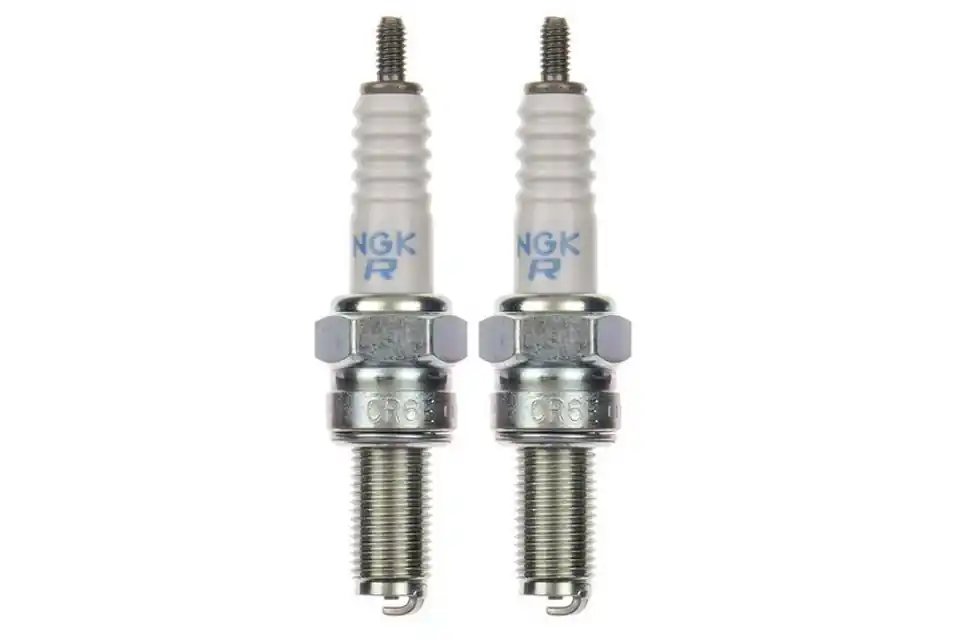 Neu 2x Zündkerze NGK CR6E für Motorrad