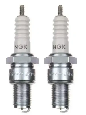 2x Zündkerze B9EG Zündkerzen Set 2 Stück für Motorrad / Roller Nur Heute