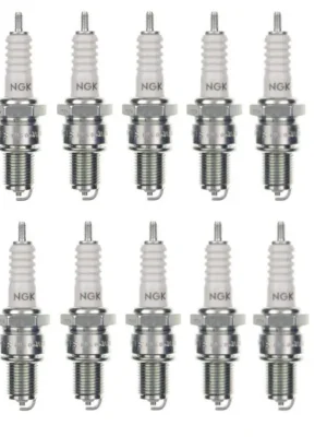 10x Zündkerze BP7ES Zündkerzen Set 10 Stück 10er Pack für Motorrad / Roller Wochenendangebot