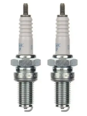 2x Zündkerze DR8EA für Zündkerzen Set 2 Stück für Motorrad / Roller / Scooter Must-Have