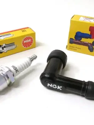 Zündkerzenstecker NGK LB05F & Zündkerze B9HS Mofa Moped Mokick Saisonangebot