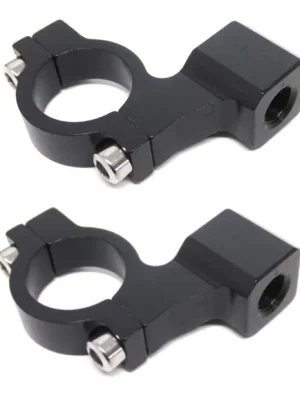 2x Universal Spiegel Halter Befestigung Halterung CNC M10 Roller Motorrad Mofa Moped Mokick Wochenendangebot