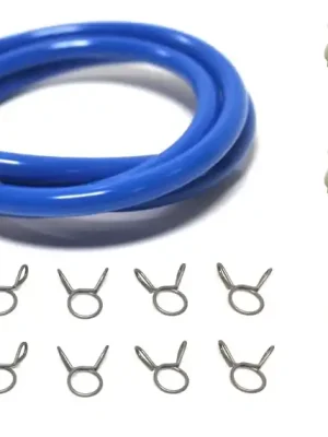 Letzte Chance Benzinschlauch Blau Federklemme Benzinfilter Set für Roller / Mofa / Moped / Universal