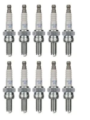 10x NGK CR8EB Zündkerzen Set für Roller & Motorrad 4-Takt Motoren Heißes Angebot