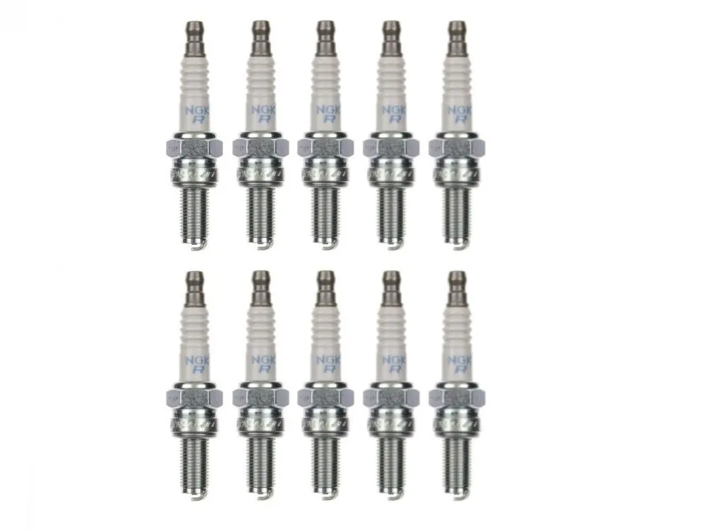 10x NGK CR8EB Zündkerzen Set für Roller & Motorrad 4-Takt Motoren Heißes Angebot