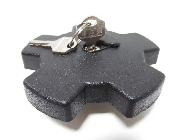 Echt Honda CY 50 Dax Monkey Stern Tankdeckel abschließbar 40mm Schwarz