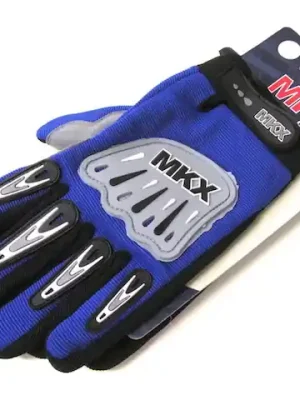 Motorradhandschuhe Motorrad Roller Handschuhe Cross Blau Größe L Bestseller