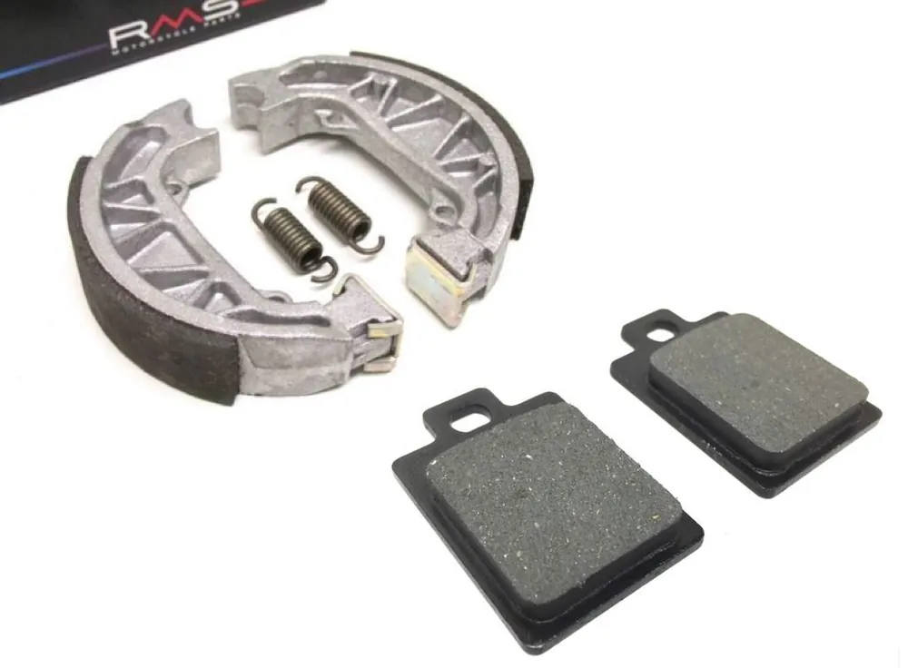 Bremsbelag & Bremsbacken Satz vorne/hinten für Piaggio NRG 50, Sfera RST Preisknaller