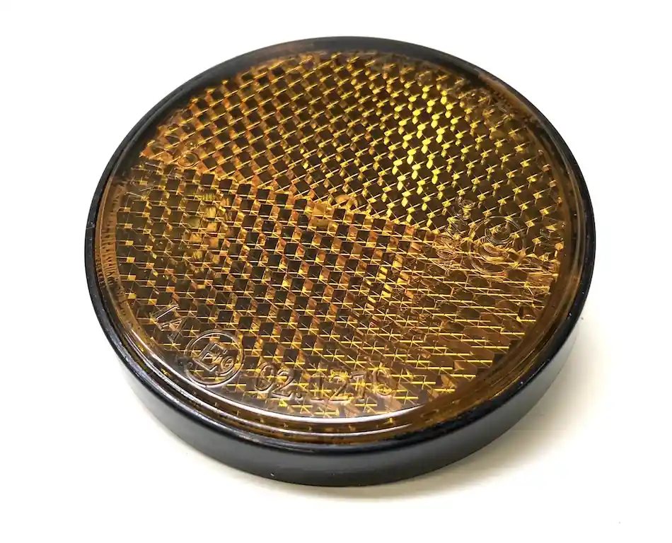 Reflektor 60mm Rund Orange M5 für Peugeot Speedfight Zenith Expressversand