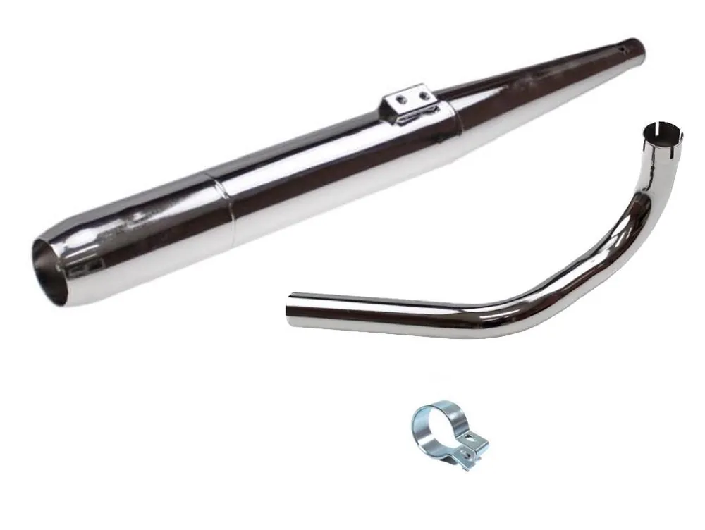 28mm Auspuff Steck Krümmer Set für Kreidler Florett K54 LF RM RMC Begrenztes Angebot