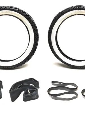 Weißwand Reifen Schlauch Satz 2 3/4 x 17 Zoll für Zündapp C KS GTS CS Combinette 25 50 80 Mega-Angebot
