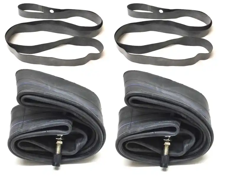 2x Schlauch & Felgenband Set 2.25-19 für Simson SR2 SR2E, NSU Quickly Neuheit