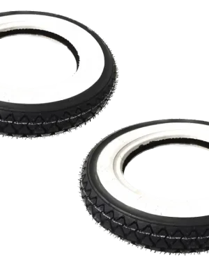 Top-Preis 2x Weißwandreifen Reifen 3.00-10 K333 4PR 42J TL für Roller / Scooter