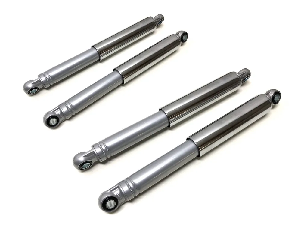Neuheit Stoßdämpfer Set Vorne + Hinten Grau für Simson Schwalbe KR51 Star Sperber Habicht