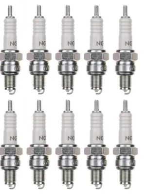10x Zündkerze C7HSA Zündkerzen Set 10 Stück 10er Pack für Motorrad / Roller Abverkauf