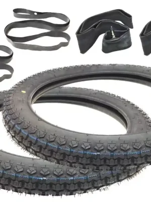 Versand Am Gleichen Tag Reifen Satz 2.75x17 für Kreidler Florett RS K54 RMC TM Kenda