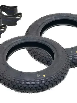 2x Reifen + Schläuche Set 3.00-10 80/90-10 3x10 für Roller Mofa Scooter Ausverkauf