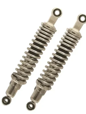 Versand Am Gleichen Tag Stoßdämpfer Federbein Set Chrom 335 mm RUIKAI für Honda Mofa Moped Mokick KKR