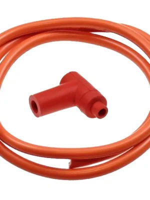 Zündkabel & Zündkerzenstecker Rot passend für Piaggio, Aprilia, Peugeot, Kymco Mega-Angebot