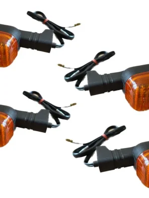 Zertifiziert 4x Blinker Set 12V Halogen orange E-geprüft für Motorrad Roller Enduro
