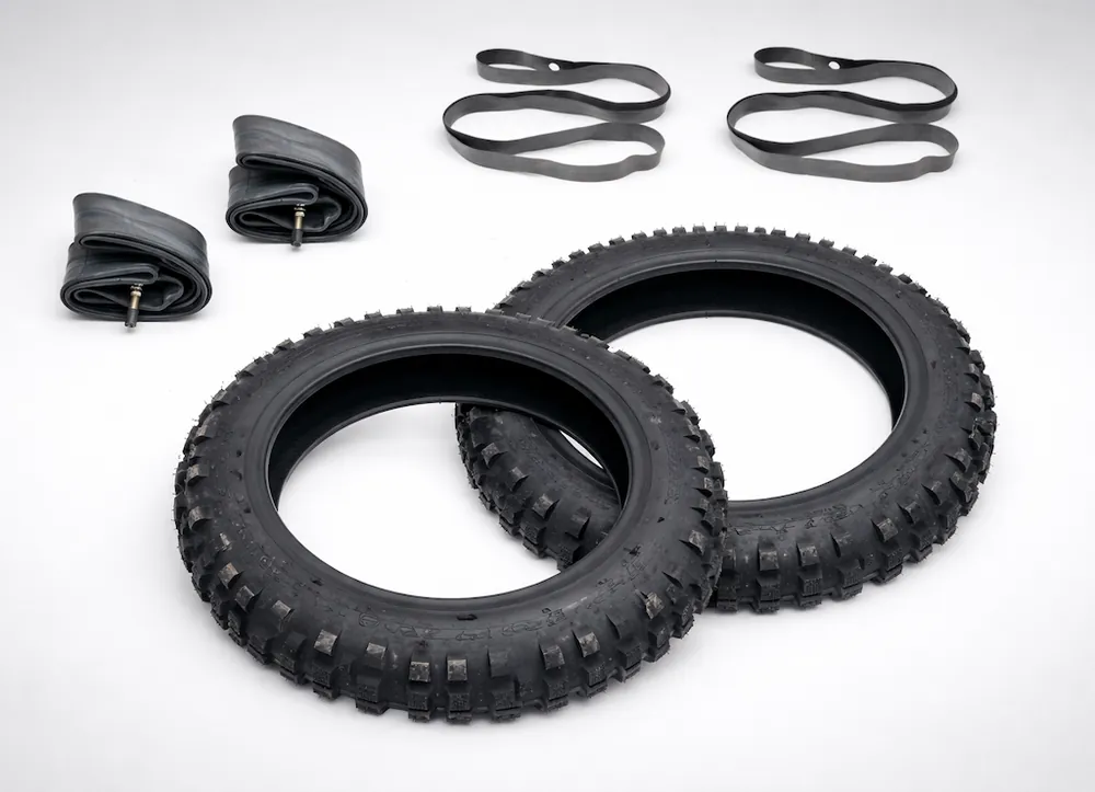 Heißes Angebot 10-Zoll Reifen-Set 2.50-10 für Mini-Motorräder & Mofas inkl. Schlauch