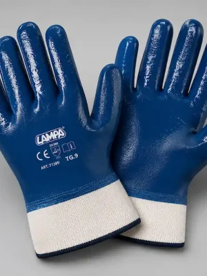 Arbeitshandschuhe Nitril Blau Gr. 9 Montage Werkstatt Mechanikerhandschuhe Highlight