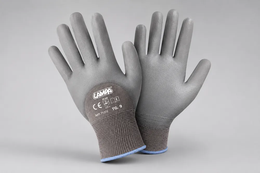 Arbeitshandschuhe Polyurethan Grau Gr. 9 Montage Werkstatt Handschuhe Garantierte Lieferung