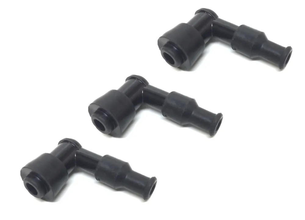 3x Zündkerzenstecker 90 Grad wasserdicht für Zündapp Hercules Kreidler Preisknaller