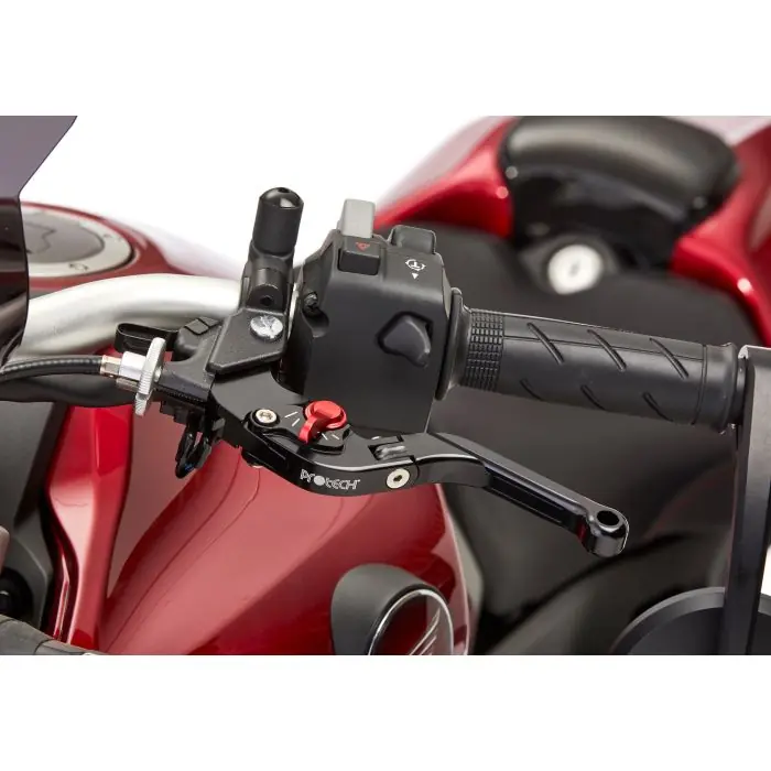 Kracherpreis PROTECH Kupplungshebel Sport schwarz, Versteller rot ABE passt für BMW S 1000 R(15-16)/S 1000 R(17-20)/S 1000 RR(15-16)/S 1000 RR(17-18)