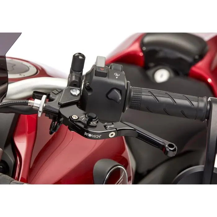 PROTECH Kupplungshebel Sport schwarz, Versteller schwarz ABE passt für DUCATI Diavel(11-18)/Diavel 1260(21-22)/Diavel 1260(19-20)/Diavel V4(23-23)/Hypermotard 950/SP(19-24)/Monster(21-24)/Monster 1100 Sichere Zahlung