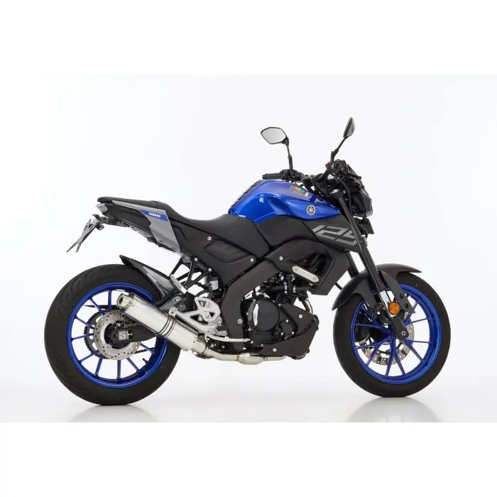 HURRIC Supersport Auspuffanlage silber EG-BE passt für YAMAHA MT-125(21-24)/YZF-R125(21-24) Online Kaufen