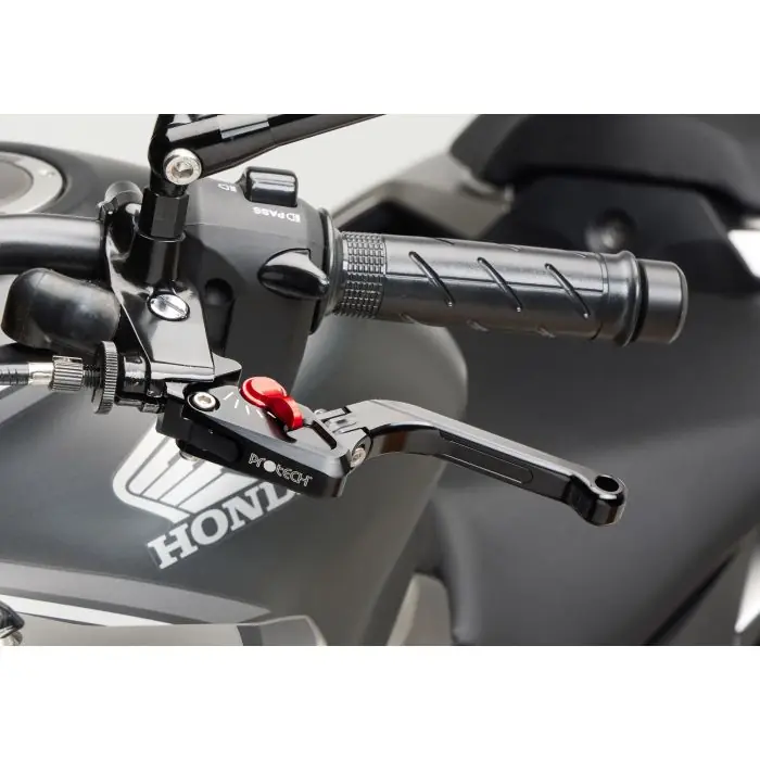 PROTECH Bremshebel Race schwarz Versteller rot ABE passt für HONDA CB500 Hornet(24-24)/CB500F(22-24)/CB500X(22-24)/CB600 Hornet(98-02)/CB600 Hornet(03-06)/CB600 Hornet(07-13)/CB600 S Hornet(02-06)/CB6 Schnäppchen