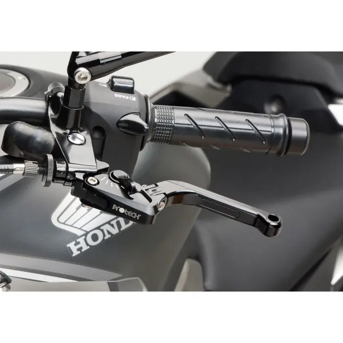 Solange Der Vorrat Reicht PROTECH Bremshebel Race schwarz Versteller schwarz ABE passt für DUCATI Scrambler Café Racer(17-20)/KTM 1190 Adventure(13-16)/1190 Adventure R(14-16)/1290 Super Adventure R(17-20)/1290 Super Adventure