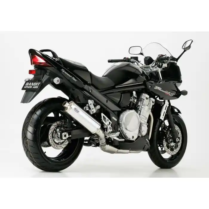Preisknaller HURRIC Rac 1 Auspuff silber EG-BE passt für SUZUKI GSF 600 Bandit(95-99)/GSF 600 Bandit(00-04)/GSF 600 Bandit S(96-99)/GSF 600 Bandit S(00-03)