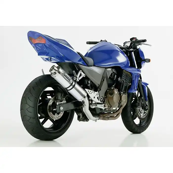 HURRIC Supersport Auspuff silber EG-BE passt für KAWASAKI Z750(04-06)/Z750S(05-06) Sonderaktion