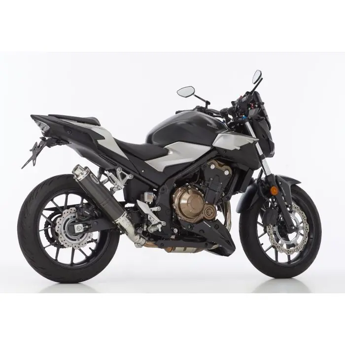 HURRIC Supersport Auspuff Carbon EG-BE passt für HONDA CB500 Hornet(24-24)/CB500F(19-24)/CB500X(19-24)/CBR500R(19-23)/CBR500R(24-24)/NX500(24-24) Meistverkauft