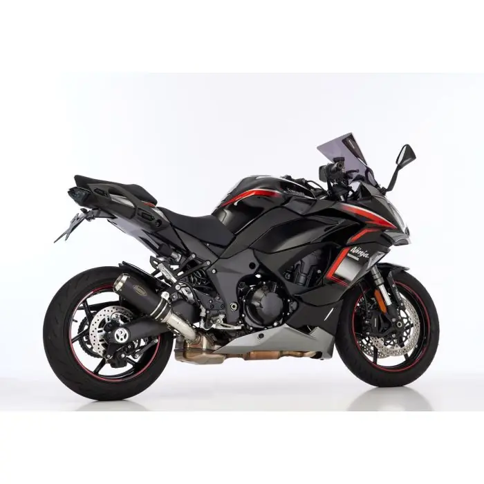 HURRIC Lap 1 Auspuff Short schwarz-matt EG-BE passt für Kawasaki Ninja 1000 SX Günstig