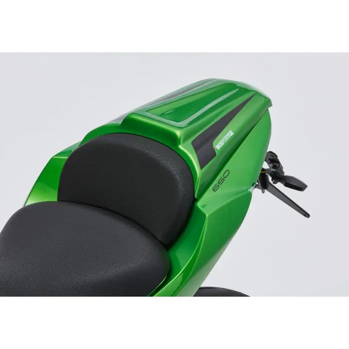 BODYSTYLE Sportsline Sitzkeil grün/schwarz Candy Lime Green 3, 51P/Metallic Spark Black, 660/15Z passt für KAWASAKI Z650(20-22) Highlight