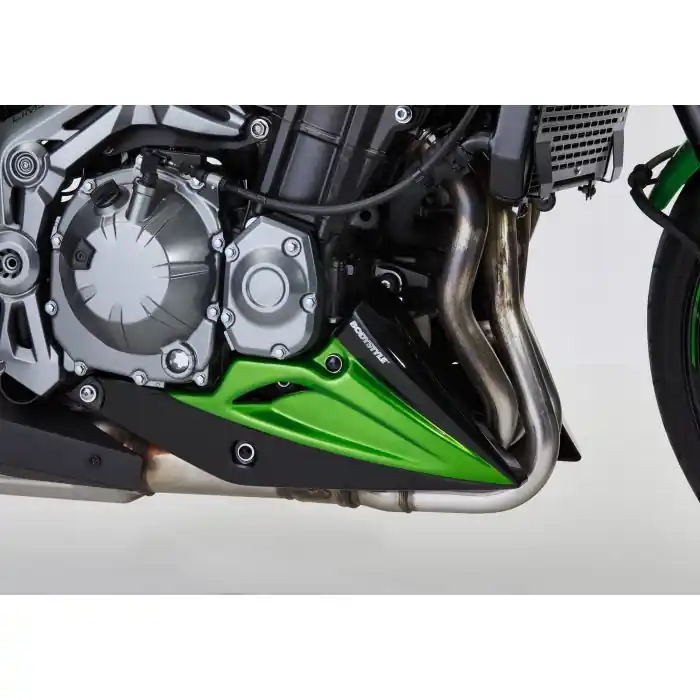BODYSTYLE Sportsline Bugspoiler grün Candy Lime Green 3, 51P ABE passt für KAWASAKI Z900(19-19) Neu Im Sortiment