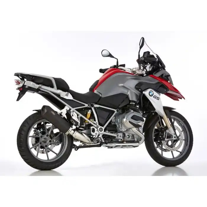 Schnäppchen SHARK DSX-10 Auspuff schwarz-matt EG-BE passt für BMW R 1200 GS(17-18)/R 1200 GS Adventure(17-18)/R 1250 GS / Adventure(19-20)