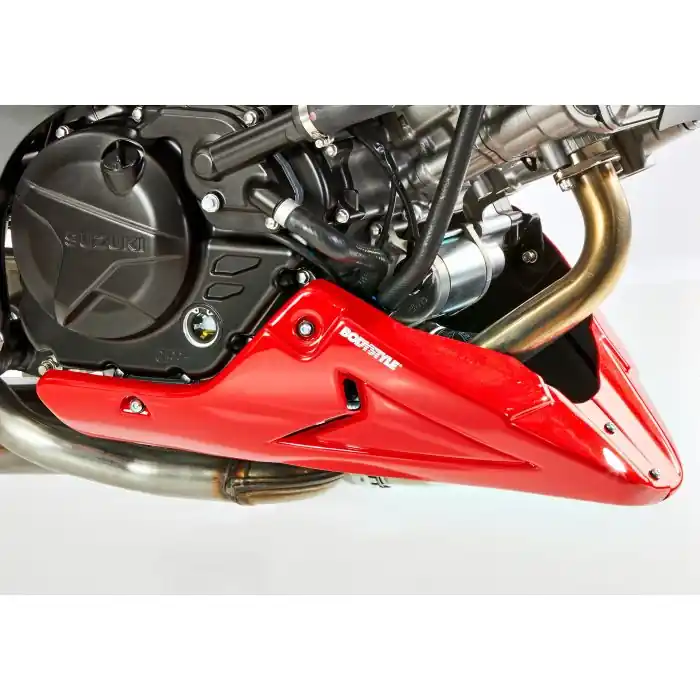 BODYSTYLE Sportsline Bugspoiler blau/weiß Metallic Triton Blue, YSF/White ABE passt für SUZUKI SV 650(16-18) Finale Aktion