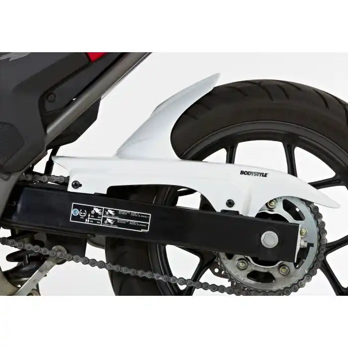 Sofort Bestellen BODYSTYLE Sportsline Hinterradabdeckung schwarz Matt Ballistic Black Metallic, NHA86M ABE passt für HONDA NC750X(21-24)/NC750X(19-19)